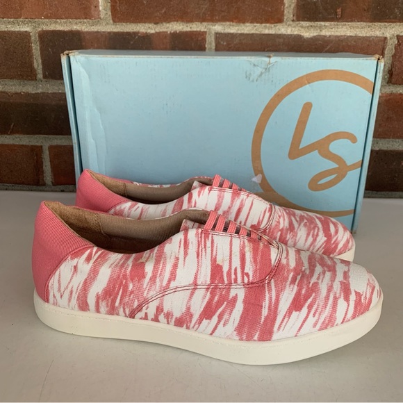 Life Stride Shoes - LIFE STRIDE Womens Pink Emily Round Toe Platform Slip On Sneakers US 7.5 M NEW